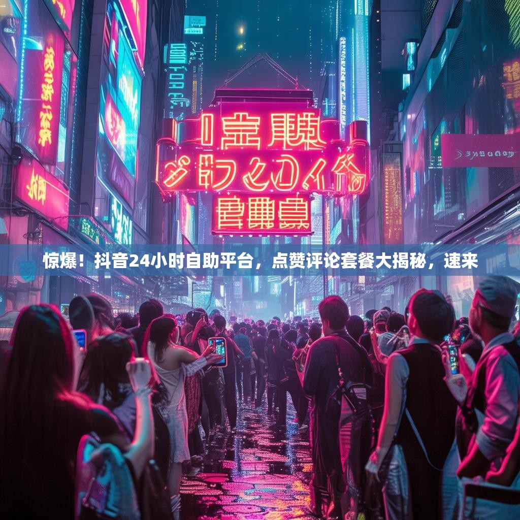 惊爆！抖音24小时自助平台，点赞评论套餐大揭秘，速来