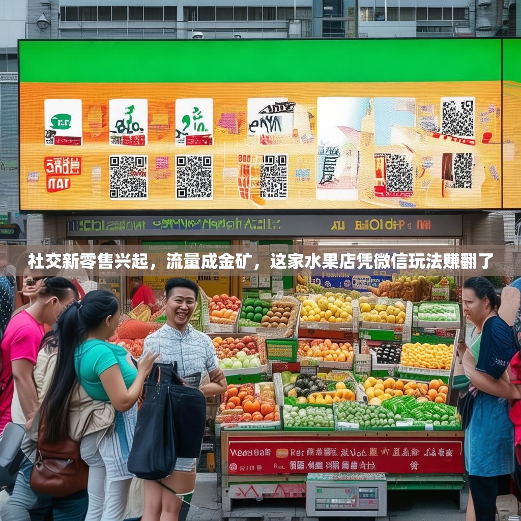社交新零售兴起，流量成金矿，这家水果店凭微信玩法赚翻了