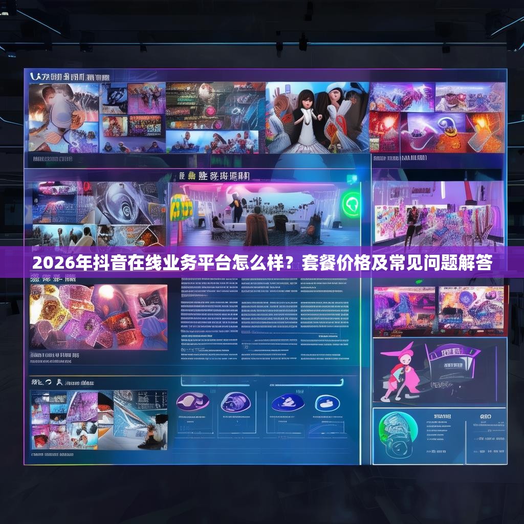 2026年抖音在线业务平台怎么样？套餐价格及常见问题解答