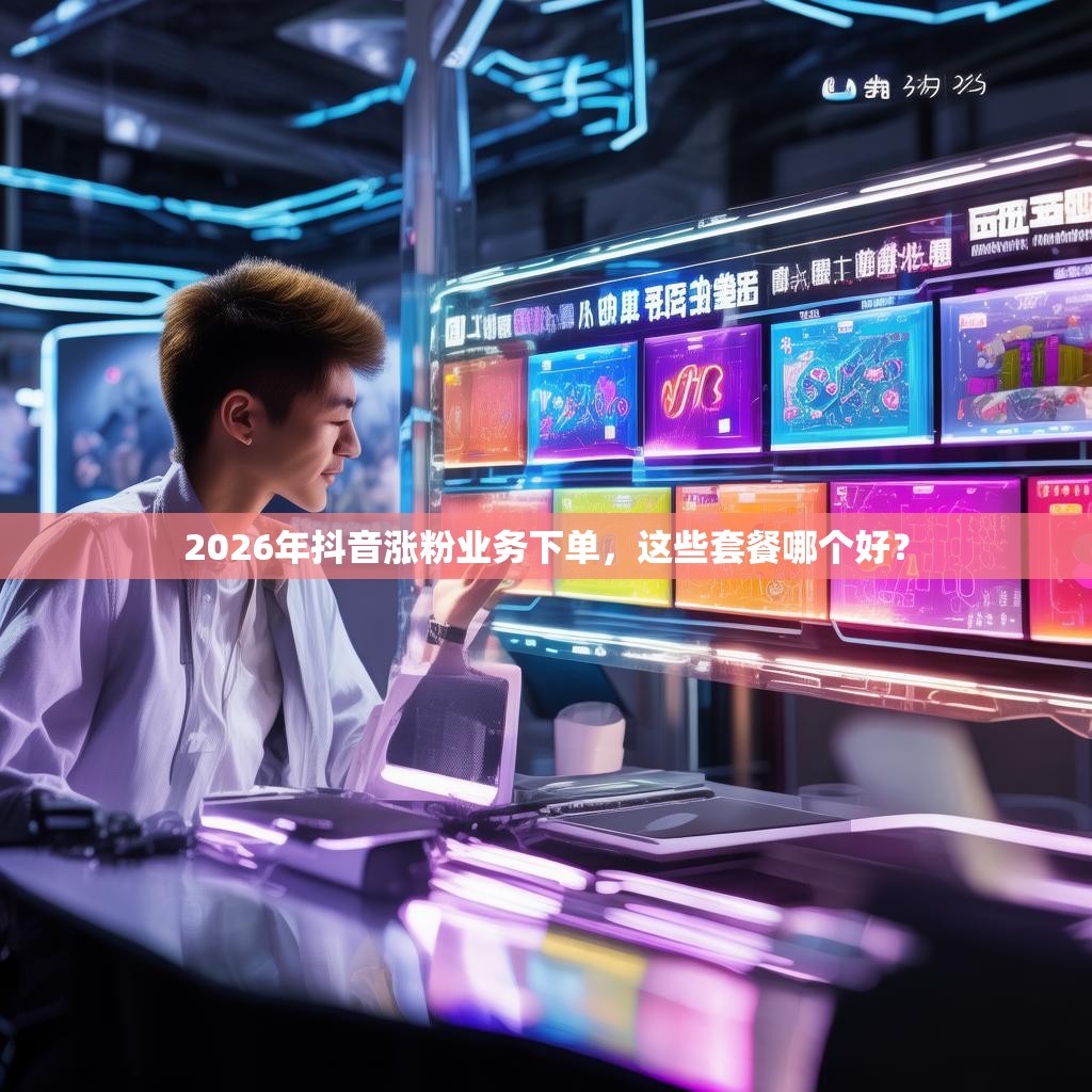 2026年抖音涨粉业务下单，这些套餐哪个好？