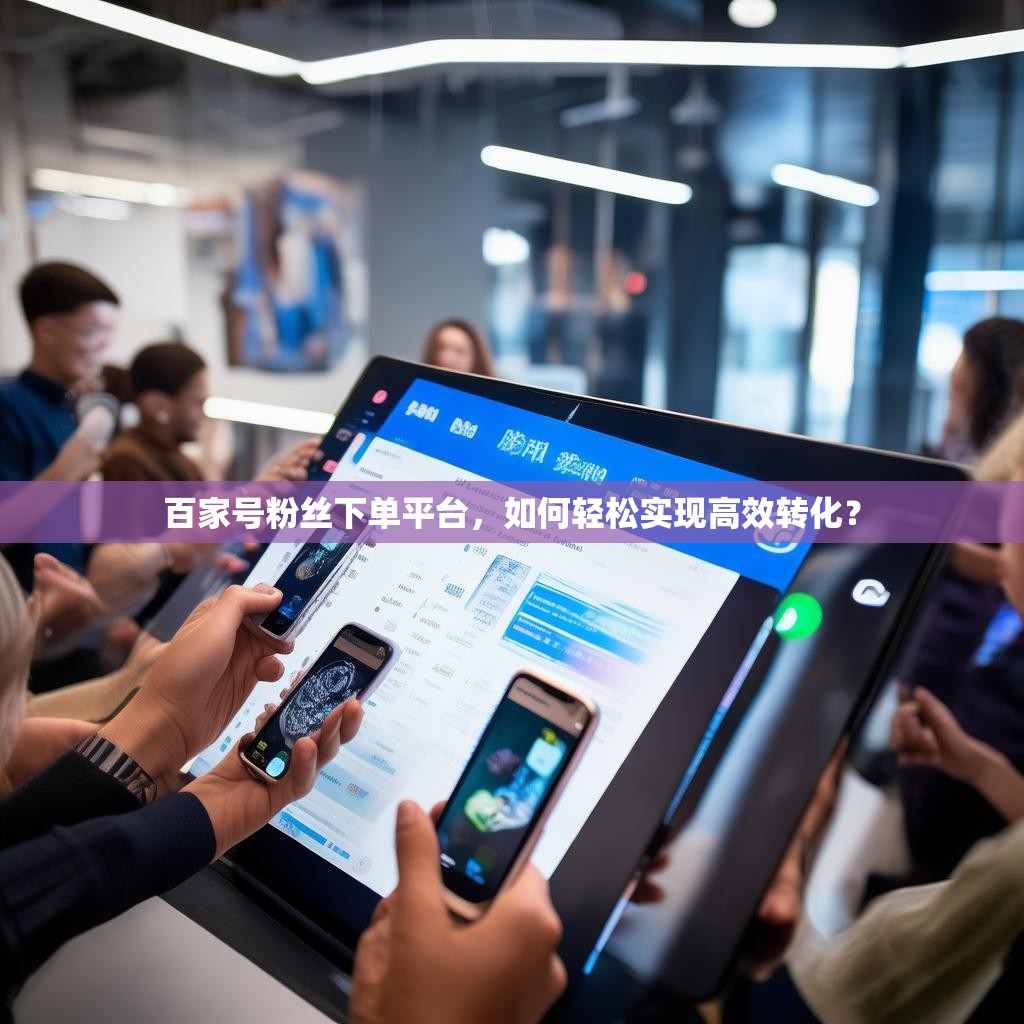 百家号粉丝下单平台，如何轻松实现高效转化？